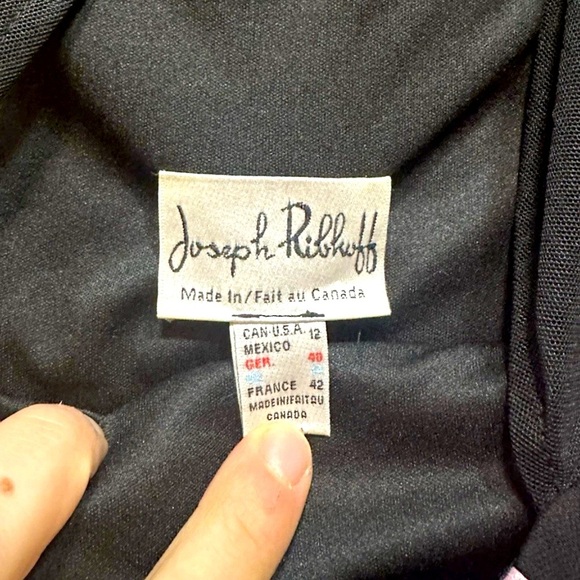 Sissy CD Joseph Ribkof Bustier Top mesh pink and black stripes with bow size 12 - Picture 4 of 6